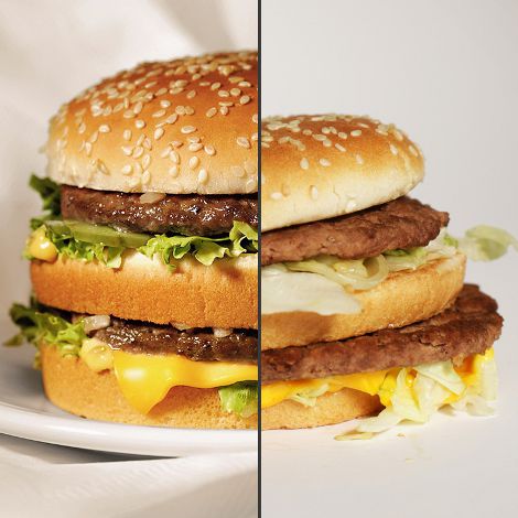 Pourquoi les hamburgers semblent meilleurs sur les photos ?