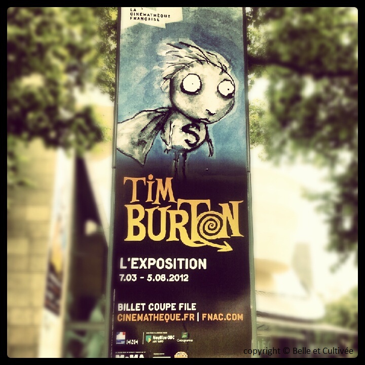 Exposition Tim Burton Cinémathèque de Paris Bercy