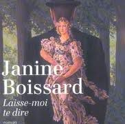 Laisse-moi te dire – Janine Boissard