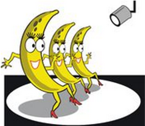 la banane tous les jours - banane danse - banana dancing - banane sourire - banane humour
