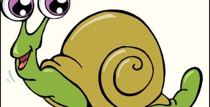 escargot dessin - blog en pause - blog au ralenti