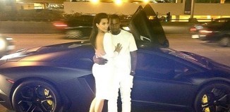 Kim Kardashian Kanye West Lamborghini Aventador - kanye west président - kim kardashian première dame